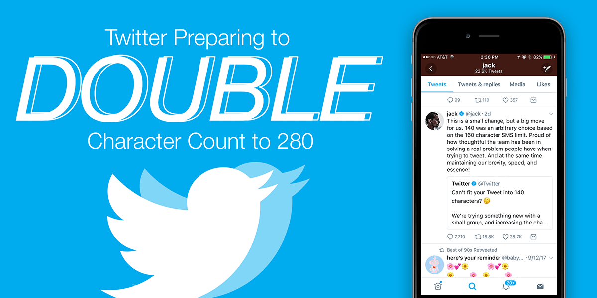 Twitter Preparing to Double Character Count to 280