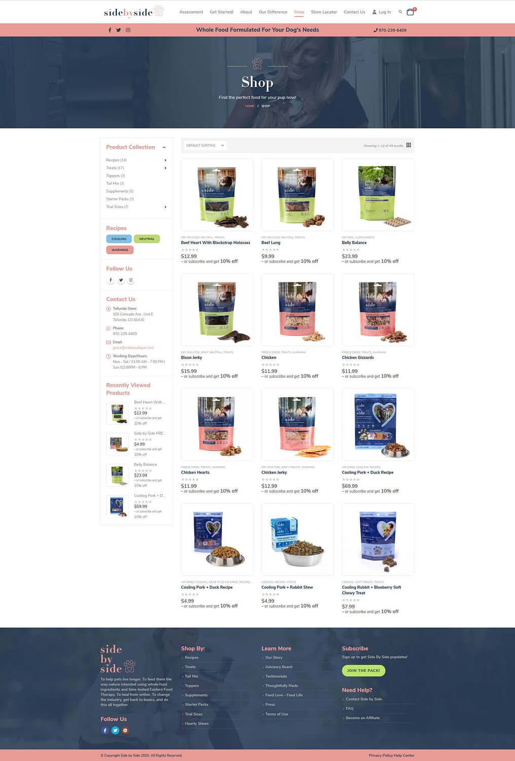 BMGcreative - Side By Side Pet ECommerce